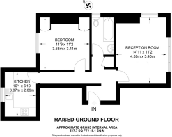 Floorplan area for info only, not for £/sq. ft valuation