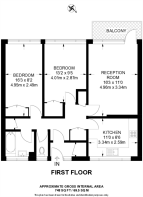 Floorplan area for info only, not for £/sq. ft valuation