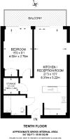 Floorplan area for info only, not for £/sq. ft valuation