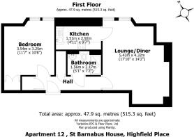 Apartment 12 , St Barnabus House, Highfield Place