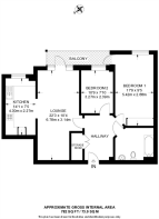 Floorplan area for info only, not for £/sq. ft valuation