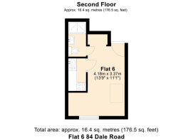 Flat 5 - 84 Dale - Floor Plan