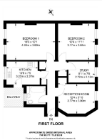 Floorplan area for info only, not for £/sq. ft valuation
