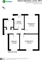 Floorplan area for info only, not for Â£/sq. ft valuation