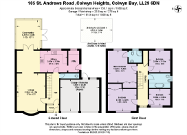 Floor Plan 105 St Andrews Road ,Colwyn Heights, Co