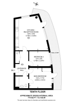 Floorplan area for info only, not for £/sq. ft valuation