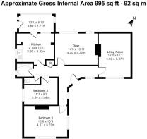 Floor plan - not to scale