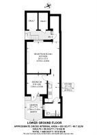 Floorplan area for info only, not for £/sq. ft valuation