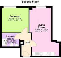 Floor plan second floor