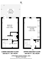 Floorplan area for info only, not for £/sq. ft valuation