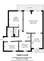 Floorplan area for info only, not for £/sq. ft valuation