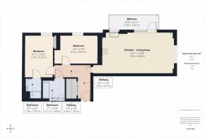 Flat 6 Hazeview Apartment Floorplan