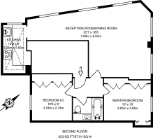 Floorplan area for info only, not for £/sq. ft valuation