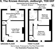 Floor Plan 9, The Knowe Ancrum, Jedburgh, TD8 6XF.