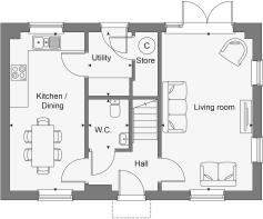 Dandara - Prior's Edge - The Gosford, Home 20 floorplan