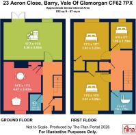 23 Aeron Close, Barry, Vale of Glamorgan CF62 7PX.