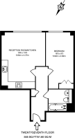 Floorplan area for info only, not for £/sq. ft valuation