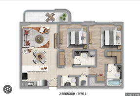 2 bedroom