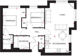 Riverside Quarter apartment type 8 floorplan