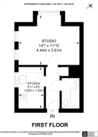 Floorplan area for info only, not for £/sq. ft valuation