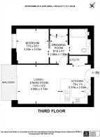 Floorplan area for info only, not for £/sq. ft valuation