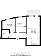 Floorplan area for info only, not for £/sq. ft valuation