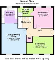 18 Horseshoe Close, Catterick Garrison - all floor