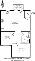 Floorplan area for info only, not for £/sq. ft valuation
