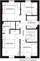 The Chester floorplan