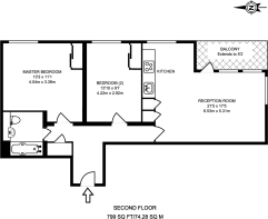 Floorplan area for info only, not for £/sq. ft valuation
