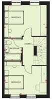 Sycamore at Wichel Fields, Swindon first floor floorplan