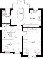 Ground floor of the 4 bedroom Holden February 23