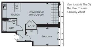 1 bed stratospher...