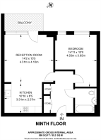 Floorplan area for info only, not for £/sq. ft valuation