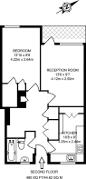 Floorplan area for info only, not for £/sq. ft valuation