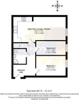 Floorplan - Flat 7 The Regent Building, Terminus R