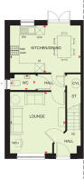 Ground floor floorplan of The Ellerton