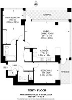Floorplan area for info only, not for £/sq. ft valuation