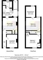 Floorplan - 64 Lyminster Road, Wick, Littlehampton