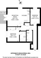Floorplan area for info only, not for £/sq. ft valuation