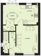 Ground floor plan of our 3 bed Collaton home