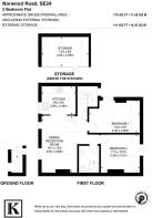 Top Floor Flat 281 Norwood Road, SE24 9AQ Floorpla