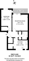 Floorplan area for info only, not for £/sq. ft valuation