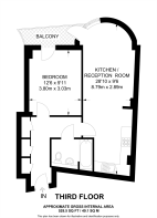 Floorplan area for info only, not for £/sq. ft valuation