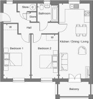 Dandara - Buckmore Green - Buckmore Court, Home 4 floorplan