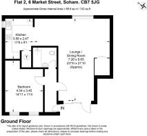 Floor Plan - Flat 2, 6 Market Street, Soham..jpg