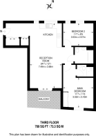 Floorplan area for info only, not for £/sq. ft valuation