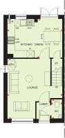 Ground floor plan of our 3 bed Maidstone home