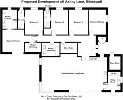Proposed floorplan of dwelling