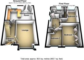 2D  Floor Plan -  1 St Catherines Drive, Leconfiel